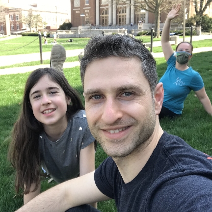 Savva with daughter Eliana & wife Danika